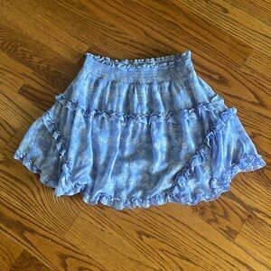 Urban Outfitters; Women’s, light blue/lavender floral skirt